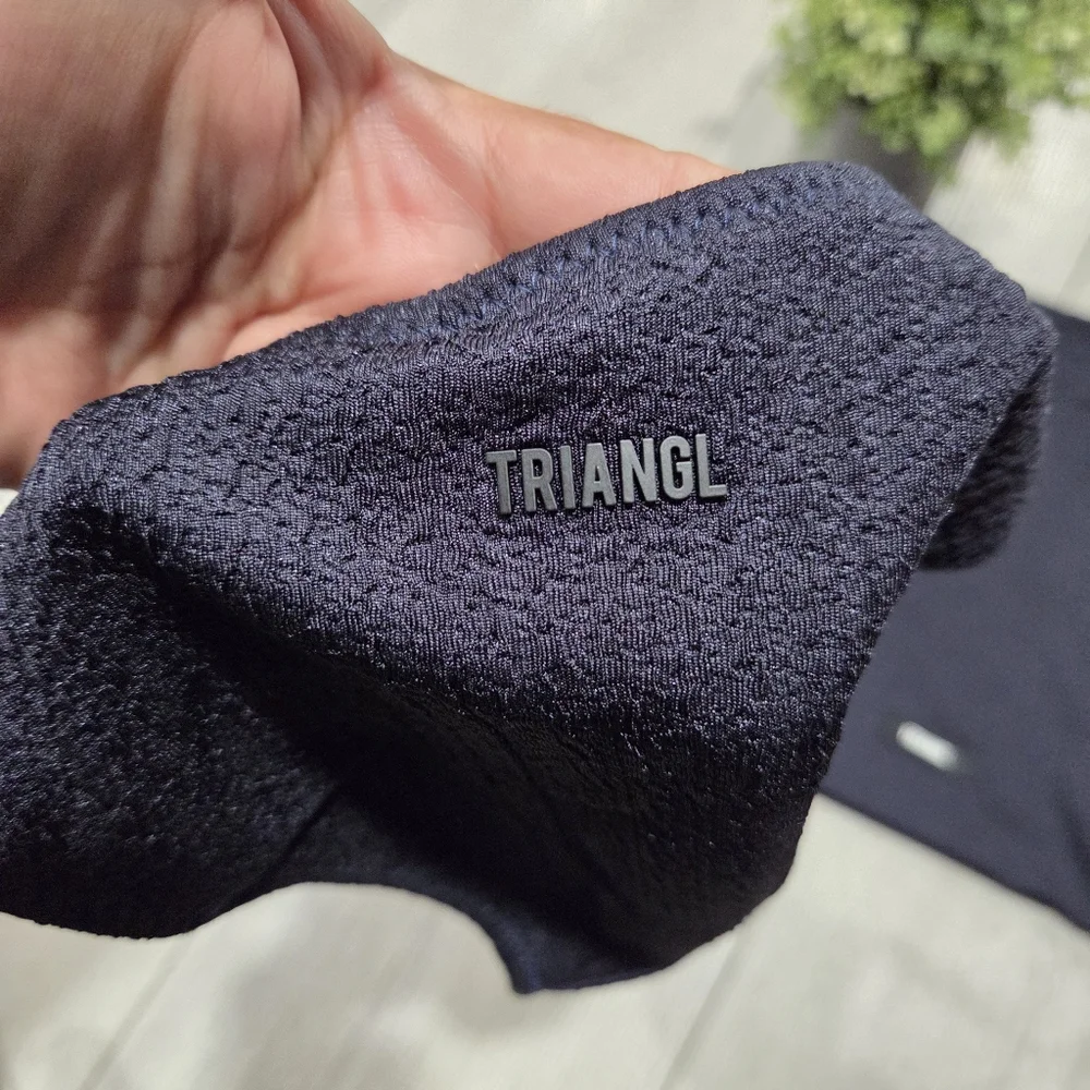 Triangl Swimwear Navy Blue Bikini Set